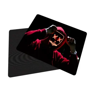 Eco-Friendly Non-Toxic Gaming Mouse Pad with Smooth Textile Fabric and Natural Rubber 450 x 400 x 3mm