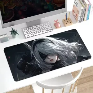 Eco friendly Natural Rubber Gaming Mouse Pad Smooth Surface Non slip 800x300mm 4mm Thickness