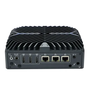 Economical Mini Pcs 12th Gen I5DDR5 Triple M.2 Slots Triple 2.5G LAN HD DP Thin Client for Warehouse Management Computer