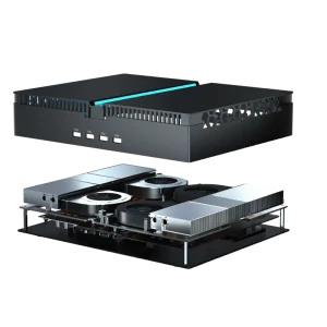 Eglobal 14th Core I7 I9 14700F 14900F 24 Cores N vidia RTX4070 12G USB 3.0 Small Desktop Computer SSD HDD Game Mini Pc