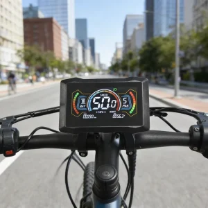 Electric Bike Meter Display Factory with Stable Speed and Mileage Bicycle Computer