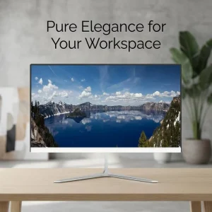 Elegant 21.5 Inch All in One Desktop Computer I3 I5 I7 3 14th Gen FHD Slim Business PC for Professional Office Productivity