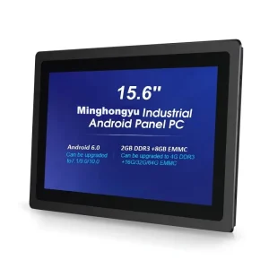 Embedded Android Industrial All in One Panel PC 15.6 Inch Resistive Capacitive Touch Screen 128GB SSD 8GB RAM