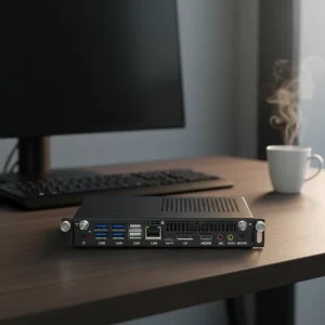 Embedded Industrial Computer with DDR4 RAM, SSD, Wi-Fi, Bluetooth and Thermal Management System