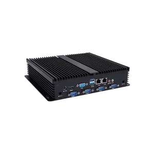 Embedded Intel Core I5 6300U Mini PC 2*LAN RJ45 6*COM RS232 2*Lan 2*Display X86 Fanless Industrial Desktop Computer