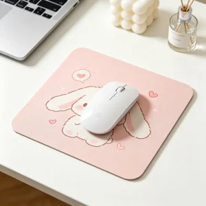 Embossed Surface Mousepad Printed Custom PVC Mousepad Desk Pad for Rental Office