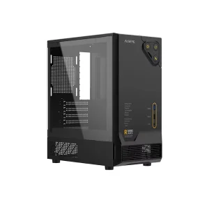 Empty Computer Case M-ATX RAMS 1.0-B Fan Speed and ARGB Control Button