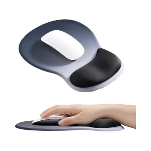 Ergonomic Gel Wrist Support MousePad Small Smooth Surface Non Slip Silicone Base Comfortable Office Desk Mat for Computer Laptop