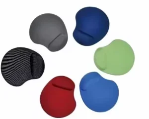 Ergonomic Silicone Gel Gaming Pads Pain Relief Mousepad with Non slip PU Base