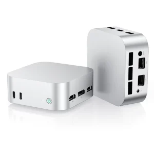 FICEP N5 Twin Lake N150 Mini PC 12GB LPDDR5 2 Type C 2 RJ45 WIFI6 Desktop Computer New Product
