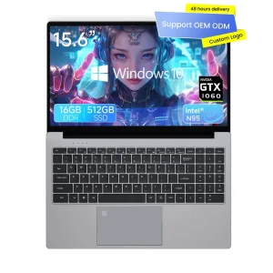 Factory 15.6″ 1080P HD Quad Gaming Laptop Intel N95 6G Dual Dedicated Graphics Card English Keyboard 512GB SSD Win10
