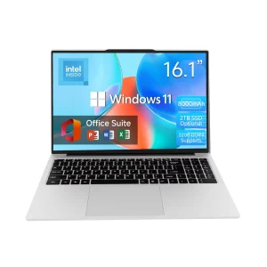 Factory 16.1 Inch Business Laptop Metal Body Windows 11 Intel Processor IPS Display 16:10 Camera EU