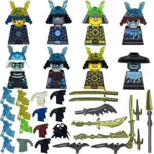 Factory ABS Building Blocks for Kids 8 Pcs Building Block Figures DIY Parent-Child Toys Mini Block Figures