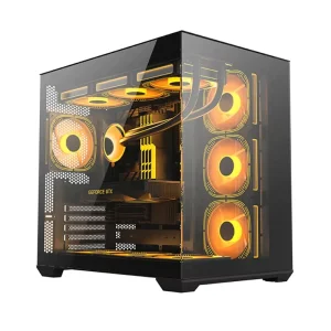 Factory ATX Gaming Computer Case with Full View Design