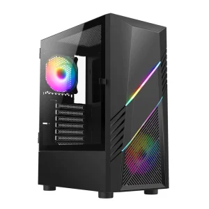 Factory ATX Gaming PC Case USB 3.0 Type C I/O PSU RGB Cooling Fan