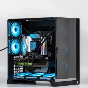 Factory Custom ATX Tower PC Case with Steel, Aluminium Alloy, and Glass