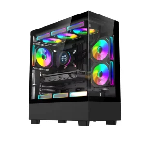 Factory Custom Full Tower ATX Gaming PC Case Glass Panels
