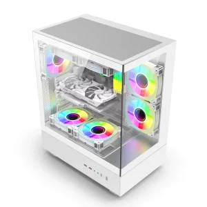 Factory Custom Glass Mid Tower Mini-ITX Desktop Gaming PC Case
