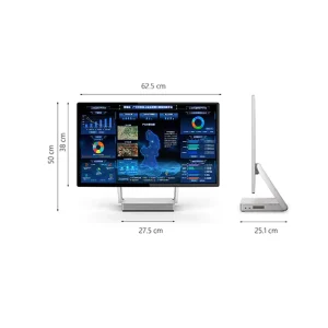 Factory Custom Hardware Desktop Computer Touch Screen All in One Pc Office School Suitable I3 I5 I7 Ssd 4K All In One Pc