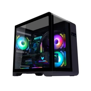 Factory Custom MATX Mid-Tower Gaming PC Case with Glass Panel