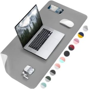 Factory Custom Waterproof Anti slip Dirt resistant Soft Large Leather Wireless Charging Square Gaming Mouse Pad Stock for