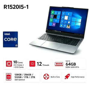Factory Customizable 14.1 Inch FHD Laptop Intel Core i5-1235U 16GB for Students