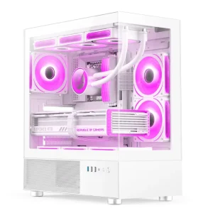 Factory Desktop Gaming PC Case ATX Supports 360mm Water Cooling Tempered Glass