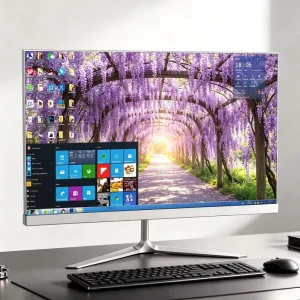Factory Direct Computer All in one Pc 21.5 Inch Straight Screen Optional Business All in One Pc Desktop Support I3 I5 I7 I9 AIO