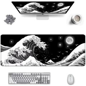 Factory Direct Custom Print Natural Rubber and Fabric Waterproof Gaming Mouse Pad 80x30cm Rectangular Sublimation
