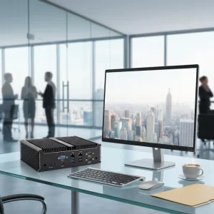 Factory Direct Customizable Industrial Mini PC Intel Core I3 4GB RAM 128GB SSD Win10 11 OEM Logo US CN Plug