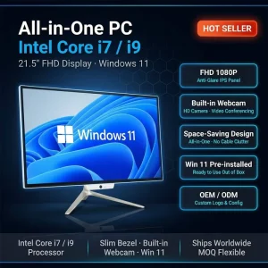 Factory Direct Gaming All-in-One PC AMD Ryzen 7 7840HS Ryzen 9 7940HS 21.5 Inch IPS Screen Desktop Computer WiFi 6 Bluetooth 5.2