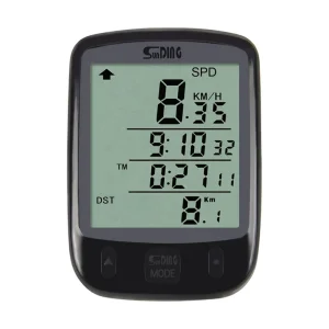 Factory Direct LCD Backlight Over-Speed Reminder Wired Bicycle Computer with Low Battery Indicator