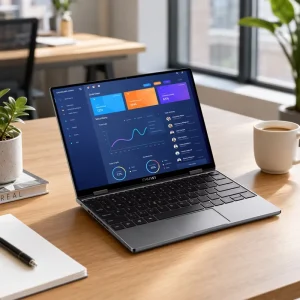 Factory Direct Mini Laptop 10.51″ 360° Flip Touchscreen Intel U300 16+512GB SSD Win11 Pro 920g Business Portable