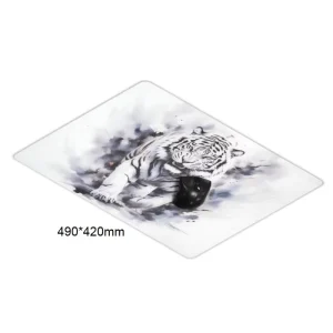 Factory Direct OEM Gaming Keyboard Mouse Pad Anime Glass Mouse Pad for Pc Gaming Mouse Mat Gaming