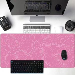 Factory Direct Premium Rubber Mouse Pad XXL Desk Mat Stitched Edges Anti Slip Base for Gaming Office Home