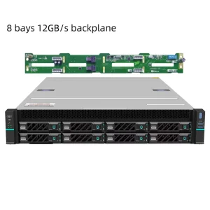 Factory Direct Price Delivery 2U 8 Bays Rack GPU Server 12GB s Backplane Server case Support Custom Server Chassis in Stock