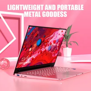 Factory Direct Supply Pink Laptop HD Graphics Touch Screen Metal Computer 512GB/128GB/1TB SSD Slim Laptop