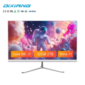 Factory Direct Ultra-Thin Narrow All-in-One Desktop Computer 23.8 Inch 8th Gen Intel Core i7 Gaming PC
