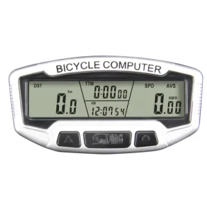 Factory Manufacture Wired Bicycle Computer Waterproof Bicycle Odometer with LCD Backlight for Exercise