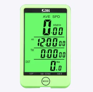 Factory Manufactured Waterproof Wired Bicycle Computer with Control LCD Smart Backlight Black Wired Bicycle Computer