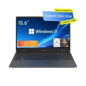 Factory New 15.6 Inch AMD R5 3500U Laptop English Keyboard Business Series OEM ODM Supported Windows 11 SSD