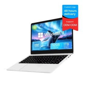 Factory New Intel Laptop 14.1″ Business English Keyboard Win11 SSD IPS Panel OEM ODM Customization