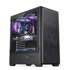 Factory OEM Full Tower Gaming Computer Case E ATX Tempered Glass Chassis Support 360mm Water Cooling 7 Fans