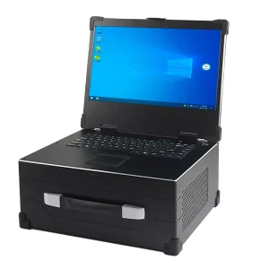 Factory OEM Industrial Computer Chassis 16.1 Inch LCD Display Portable Laptop Computer Case