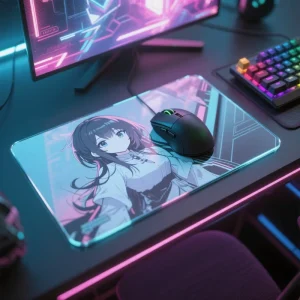 Factory OEM Waterproof Glass Gaming Mouse Pad