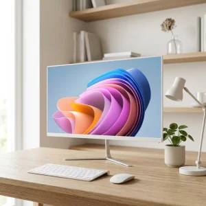 Factory Office PC I9 I7 I5 1080 Desktop All in One Computer 24 Inch Monoblock Curved LED IPS AIO PC