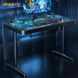 Factory PC Gaming Desk Set MDF Top Wooden Table for Home Office