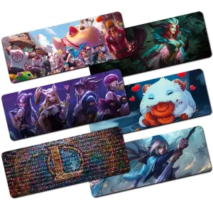 Factory Price Custom Logo Cartoon Anime Gaming Mouse Pad XXL Size Rubber Base Water Resistant Stock Available Customizable