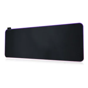 Factory Price Customizable Sizes Black RGB Gaming Mouse Pad Non slip LED Waterproof Keyboard Gaming Mat for Gamer Non Toxic