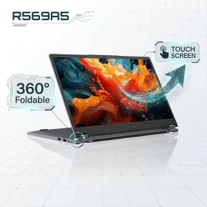 Factory Slim Student Laptop 360 Degree Flip Touchscreen 15.6 Inch Full HD Display English Keyboard AMD Ryzen 5 Windows 512GB SSD